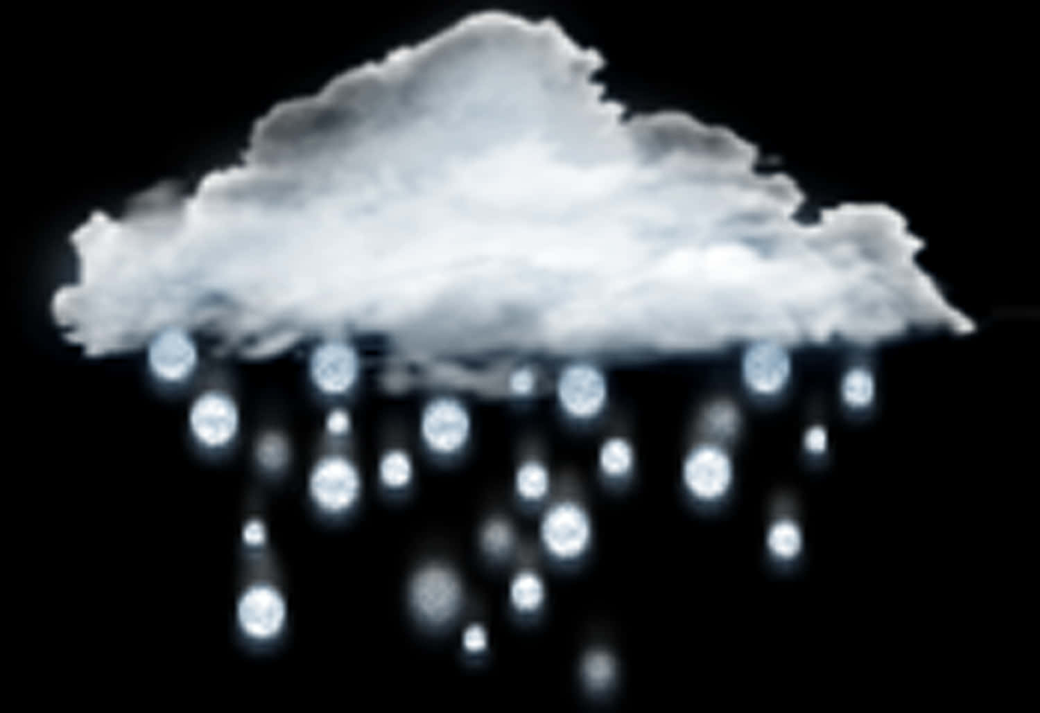 Abstract Rain Cloud PNG image