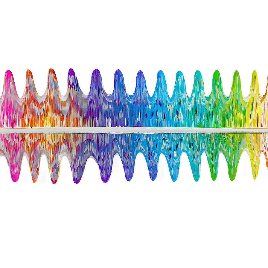 Abstract Rainbow Wavy Lines Png Psv33 PNG image