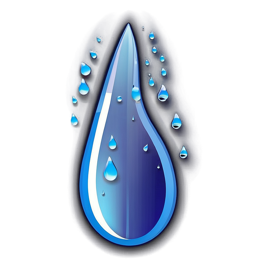 Abstract Raindrop Art Png 06202024 PNG image