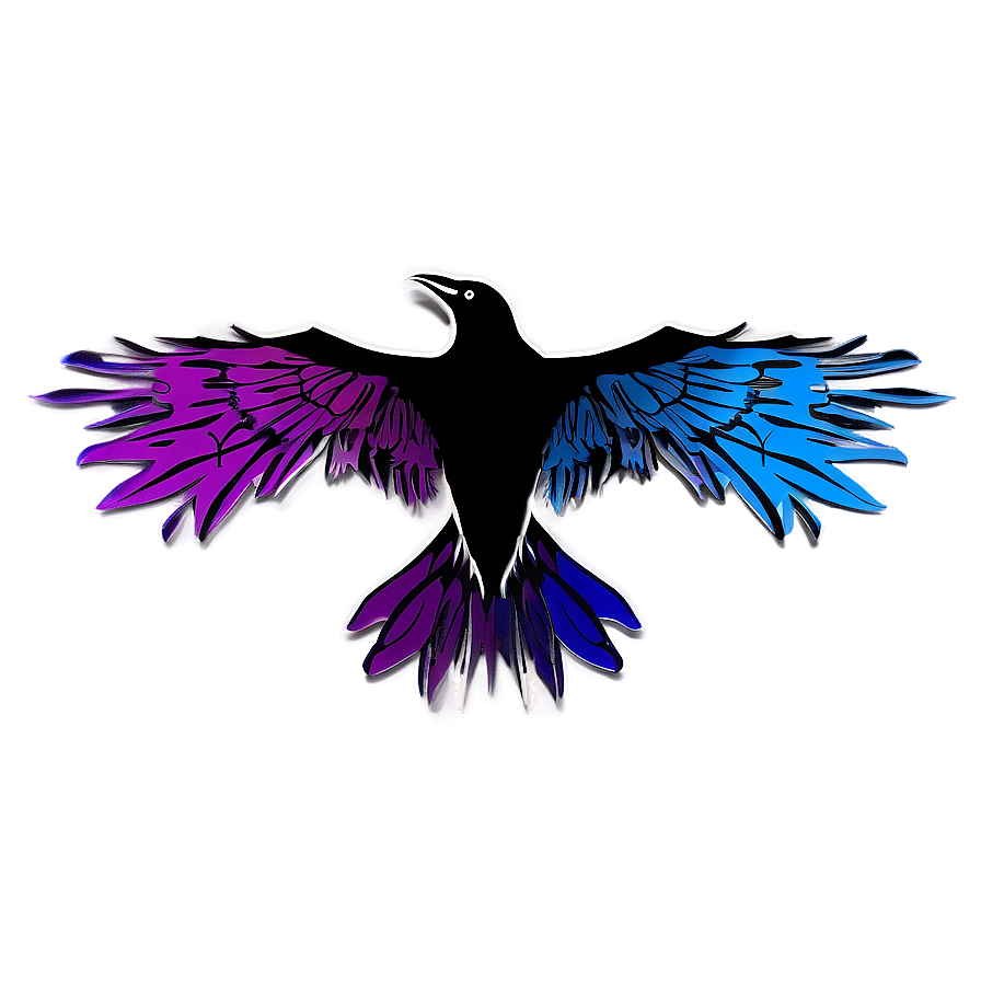 Abstract Raven Design Png 92 PNG image