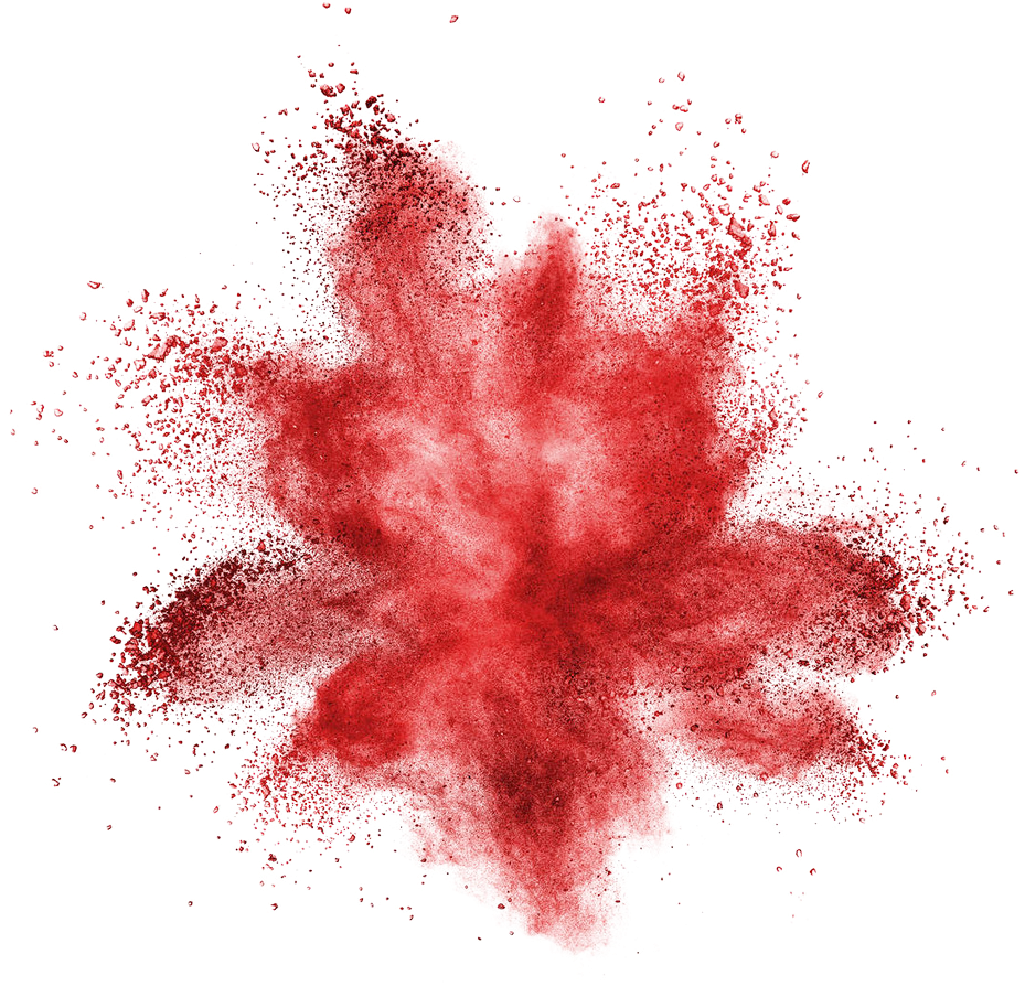 Abstract Red Explosionon Gray Background PNG image