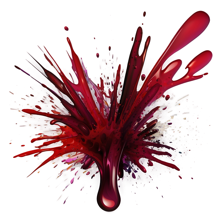 Abstract Red Splash Art Png 59 PNG image