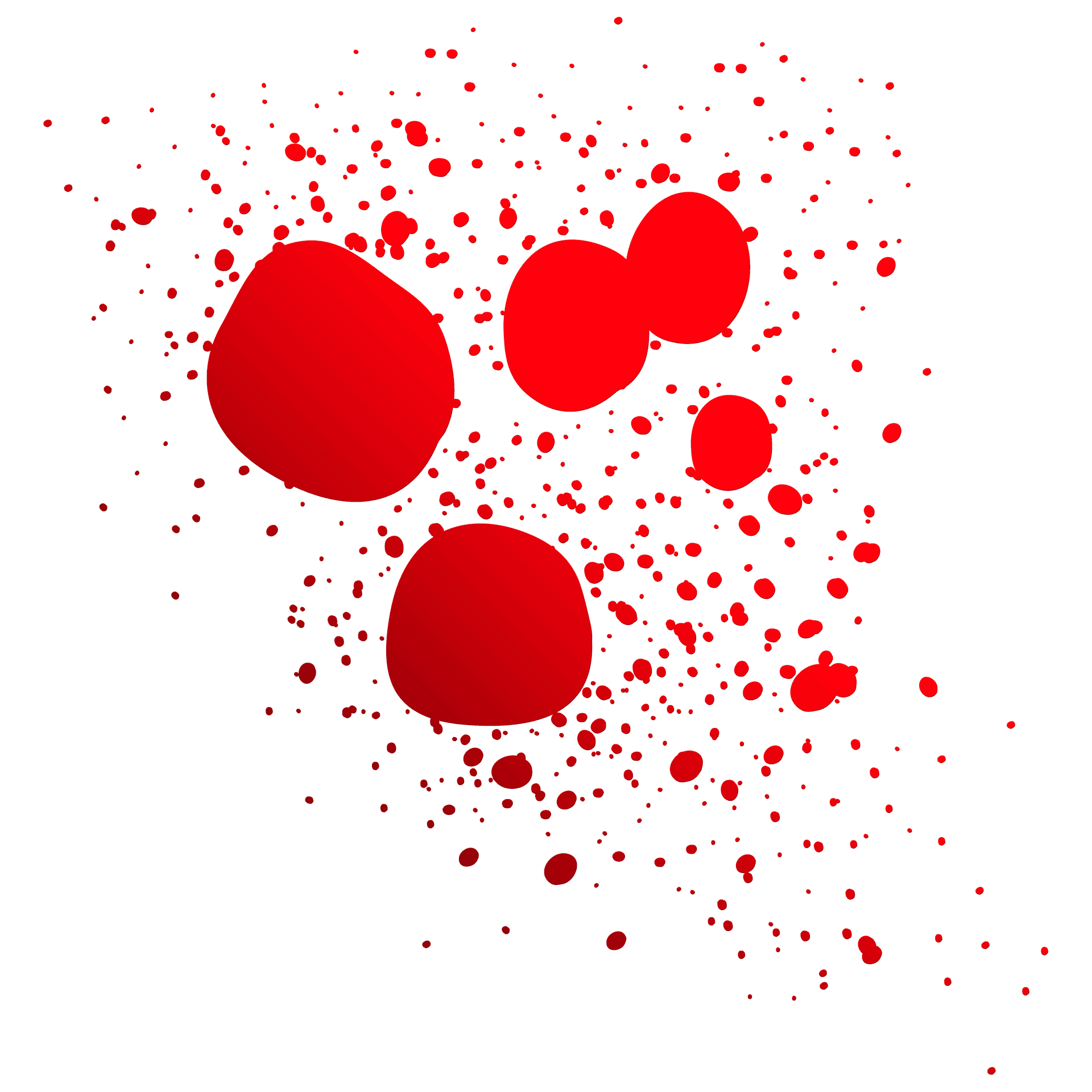 Abstract Red Splatter Pattern PNG image