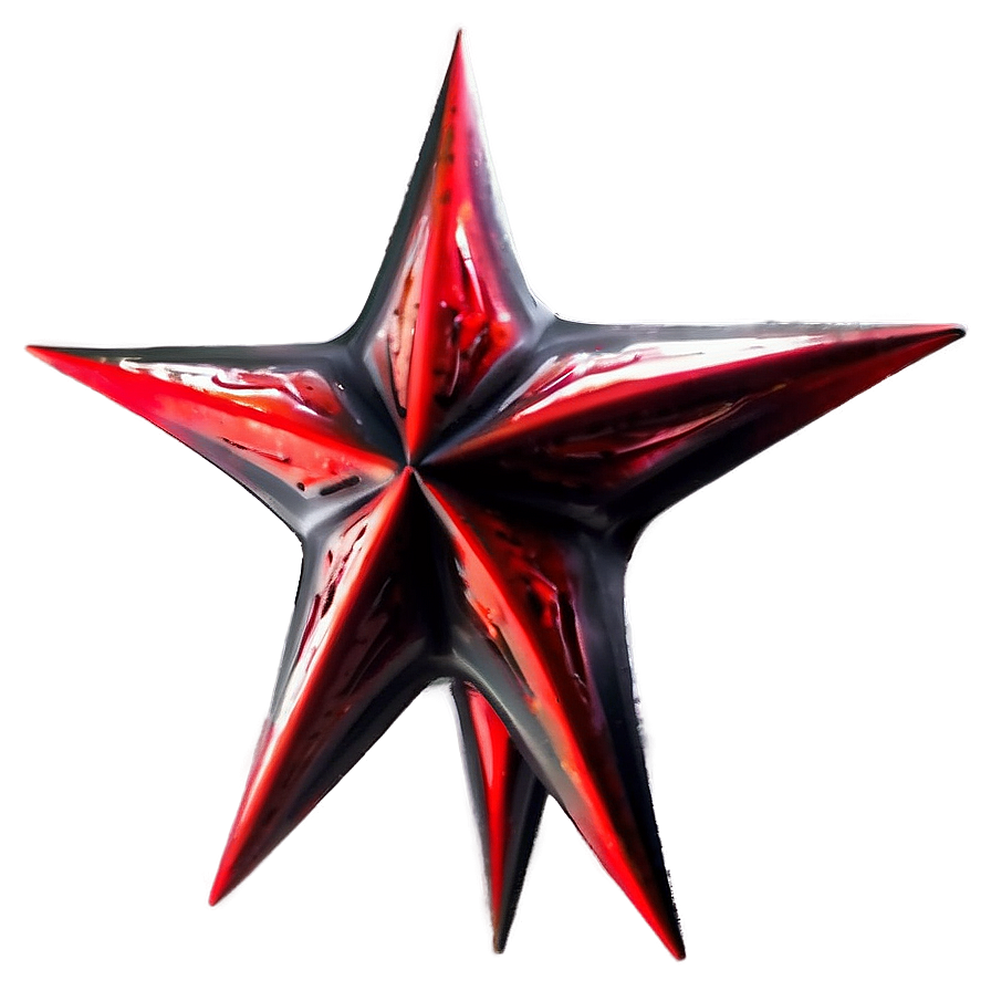 Abstract Red Star Png 05232024 PNG image