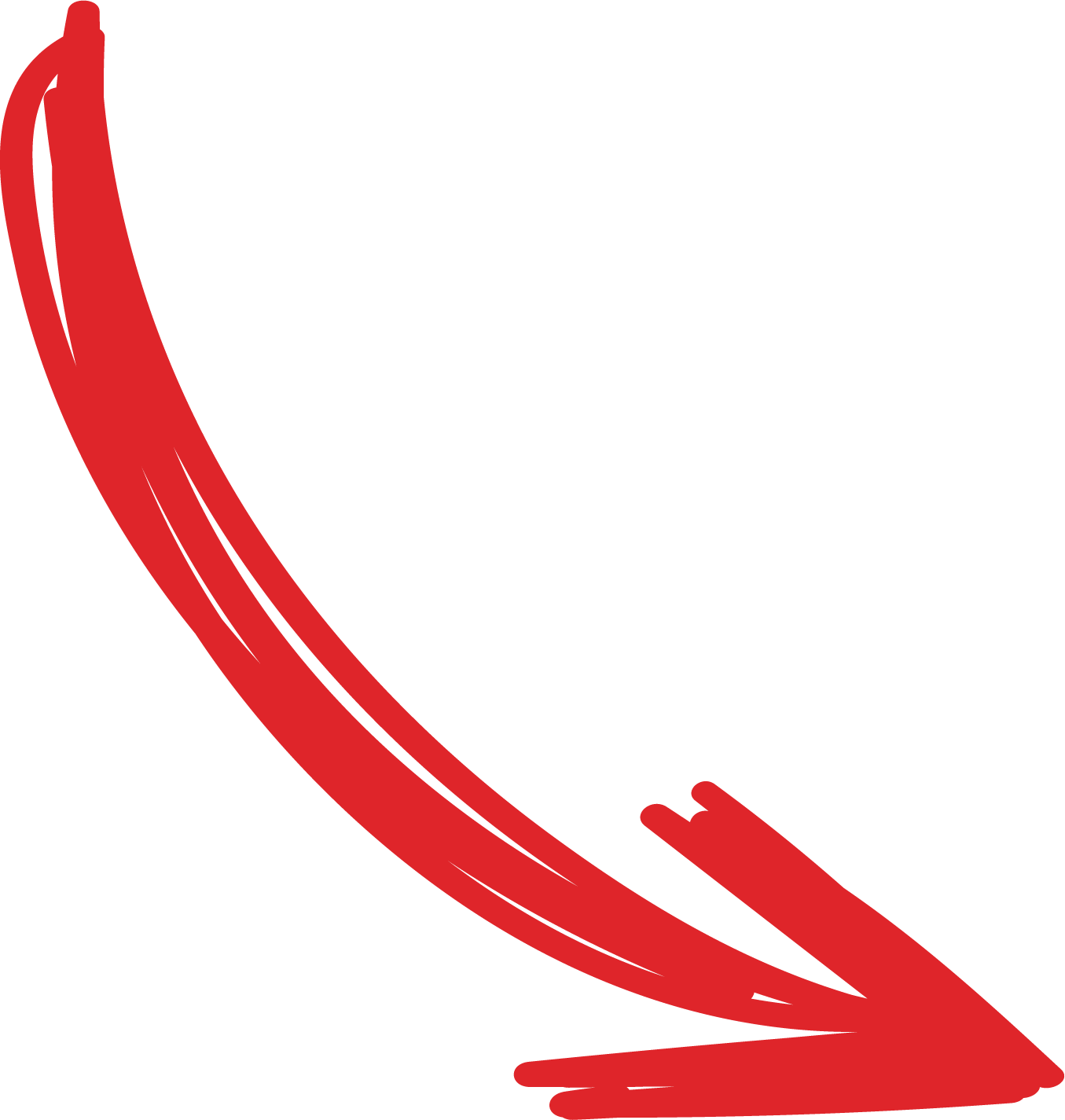 Abstract Red Swoosh Graphic PNG image
