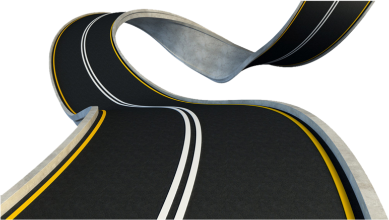 Abstract Road Curves PNG image