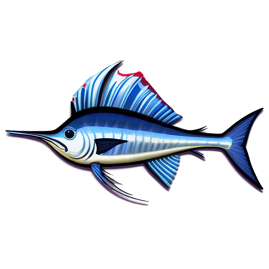 Abstract Sailfish Image Png 8 PNG image