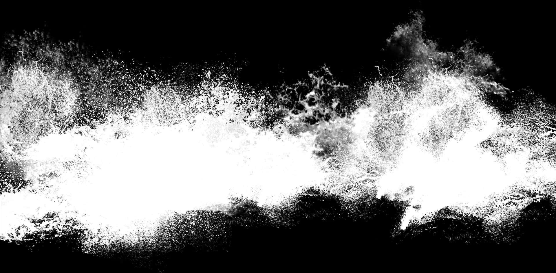 Abstract Snow Explosion PNG image