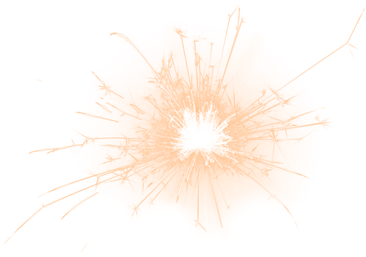 Abstract Spark Explosion PNG image