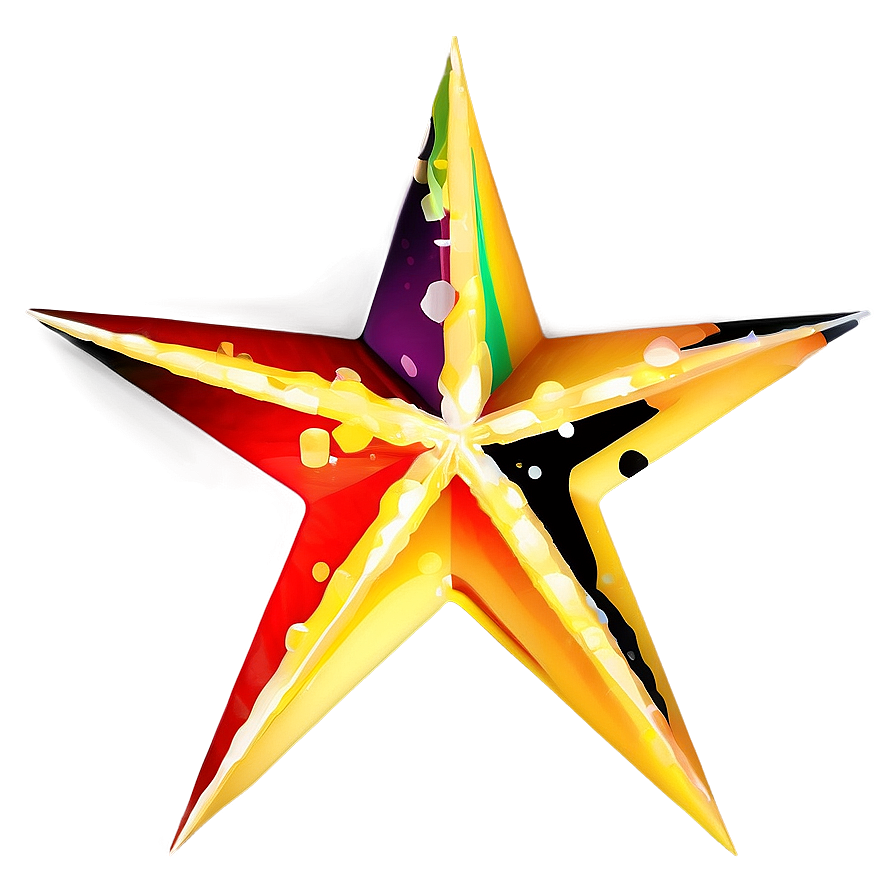 Abstract Sparkle Star Png 06212024 PNG image