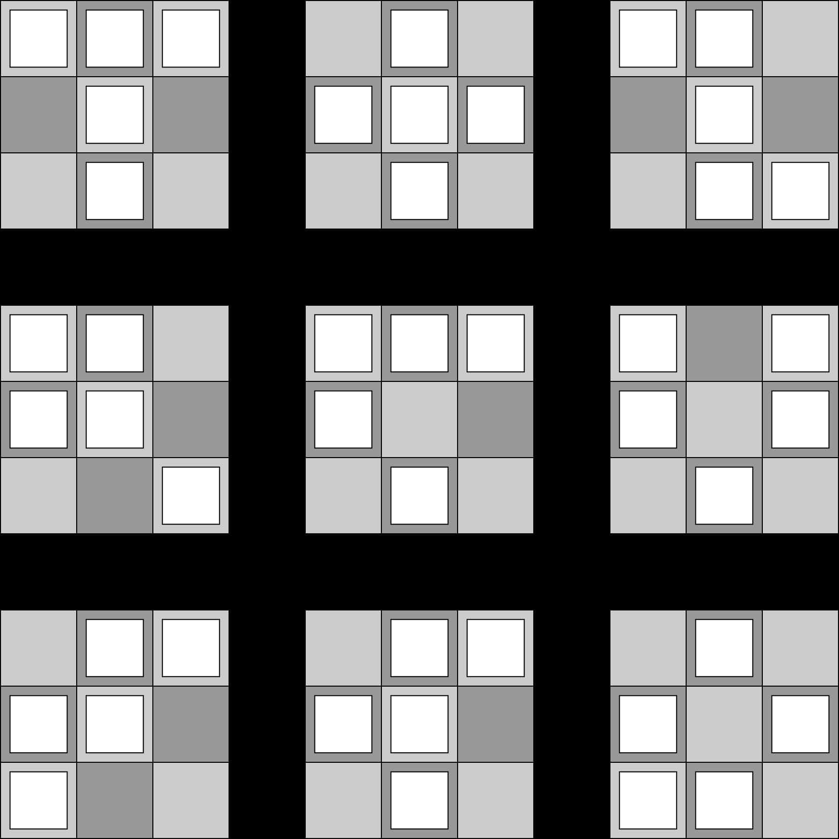 Abstract Square Patterns PNG image