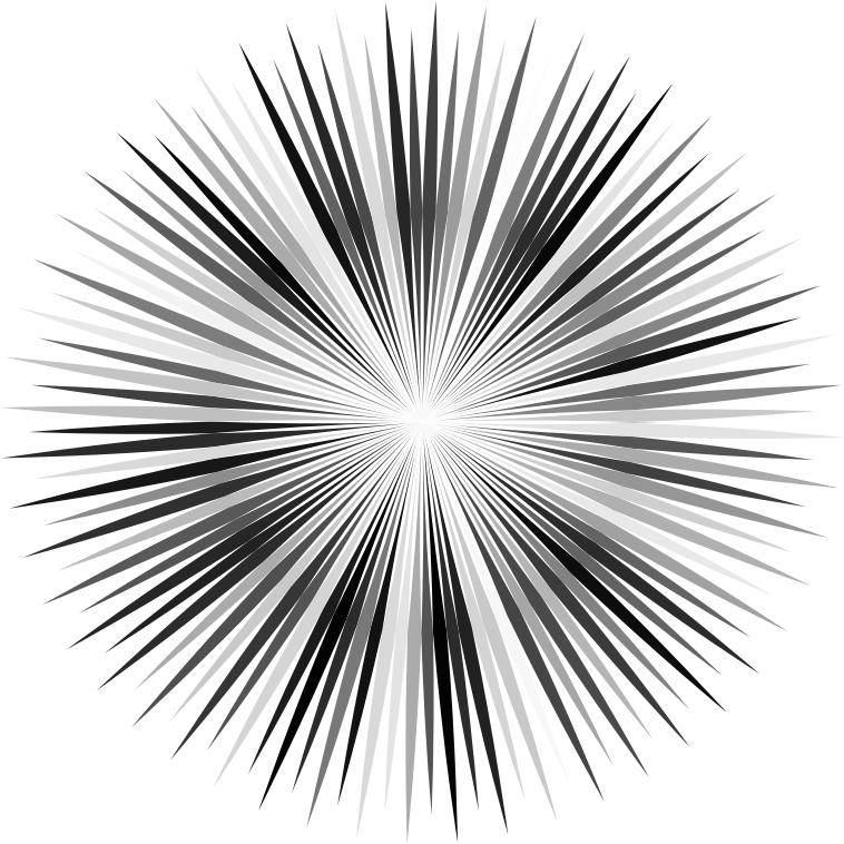Abstract Starburst Graphic PNG image