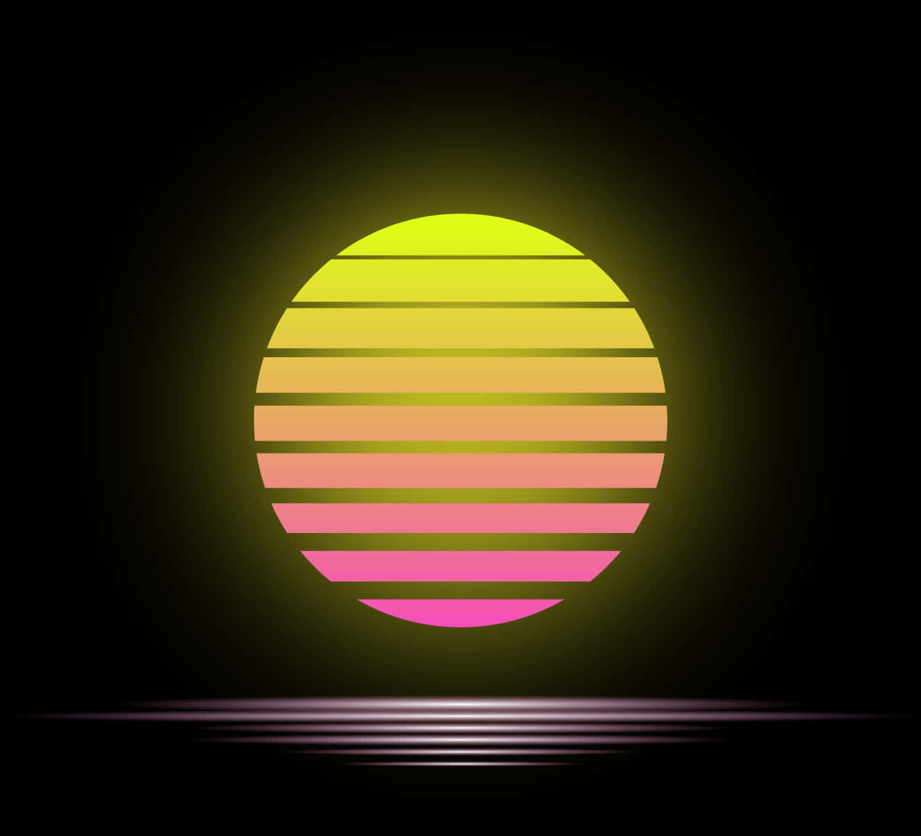 Abstract Sunrise Gradient Background PNG image