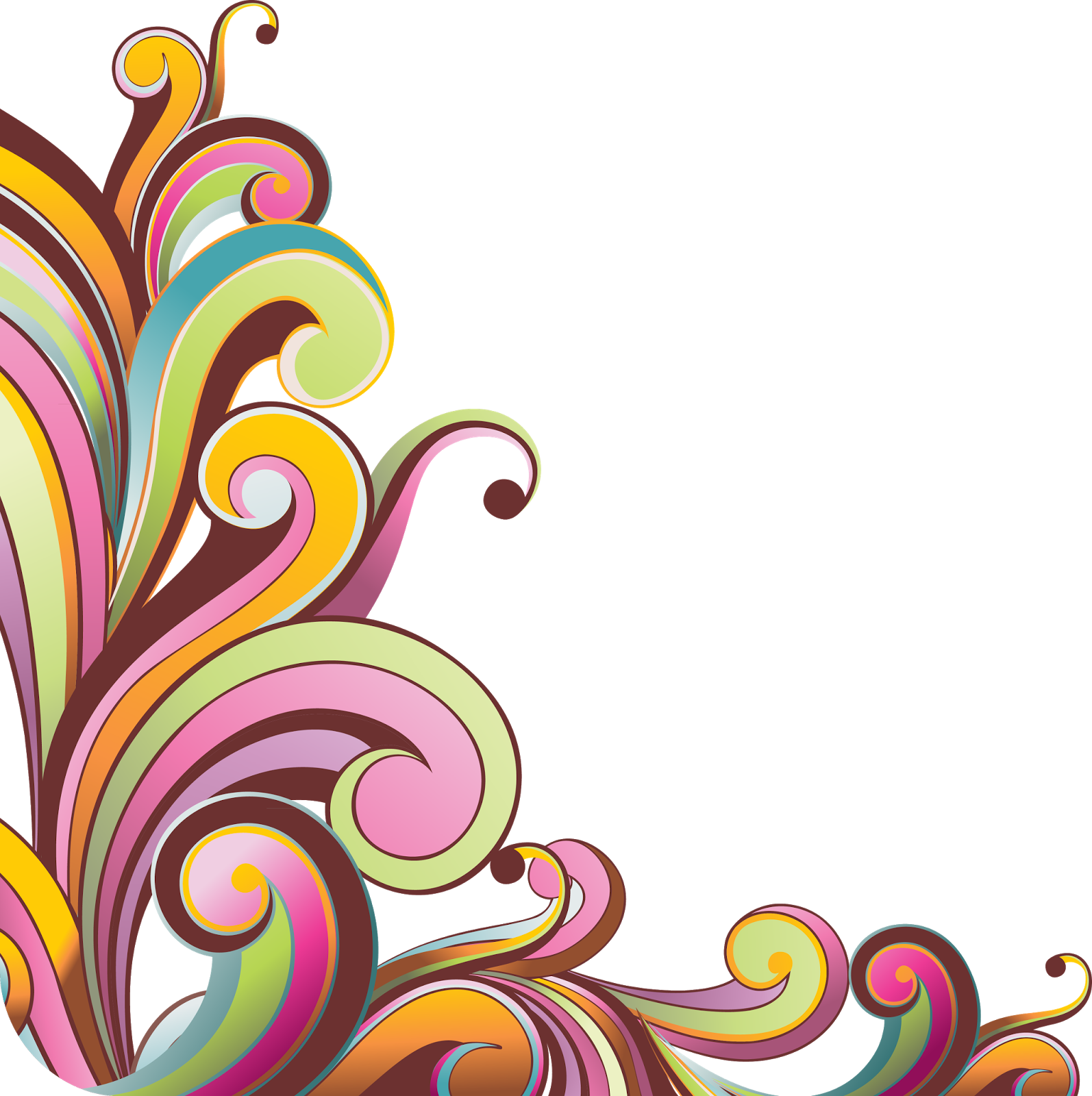 Abstract Swirl Design Background PNG image