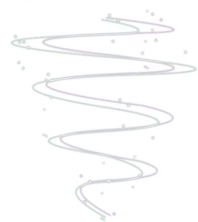 Abstract Swirling Linesand Dots PNG image