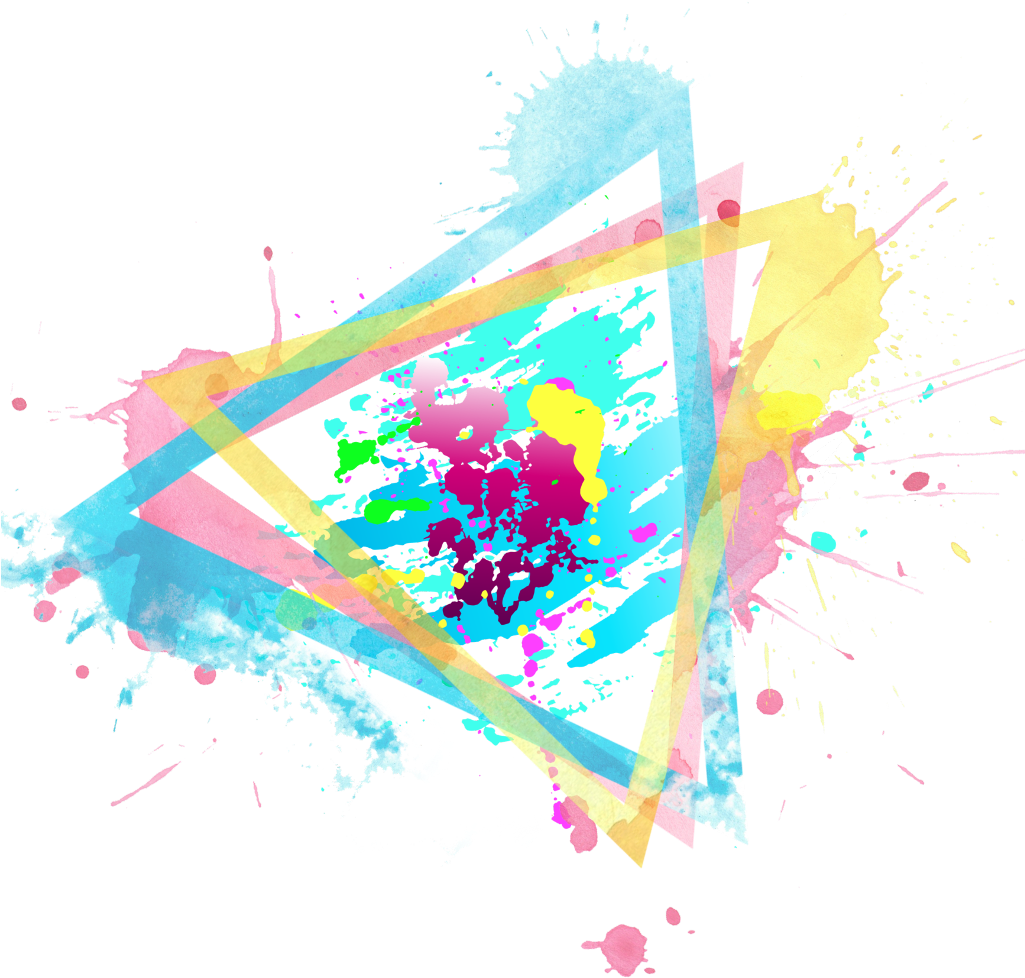 Abstract Teal Paint Explosion PNG image