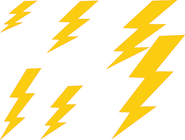 Abstract Thunderbolt Pattern PNG image