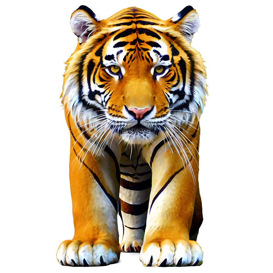 Abstract Tiger Art Png 37 PNG image