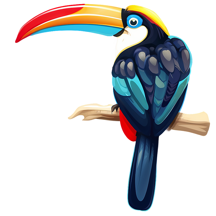 Abstract Toucan Graphic Png Kig PNG image