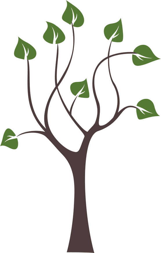 Abstract Tree Design PNG image