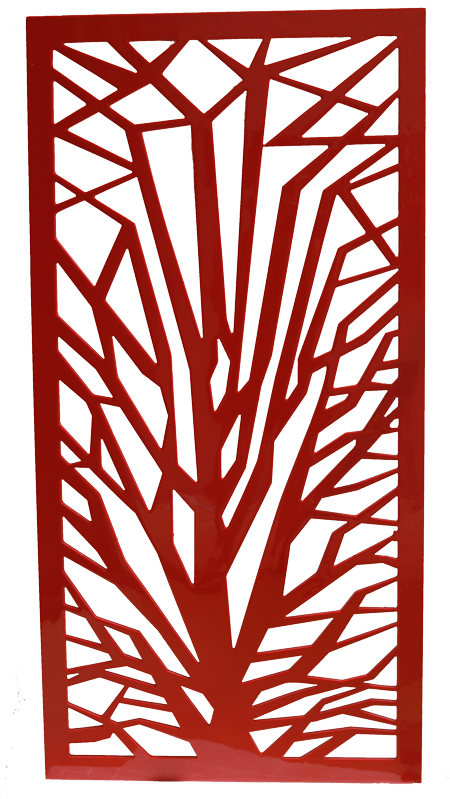 Abstract Tree Metal Wall Art PNG image