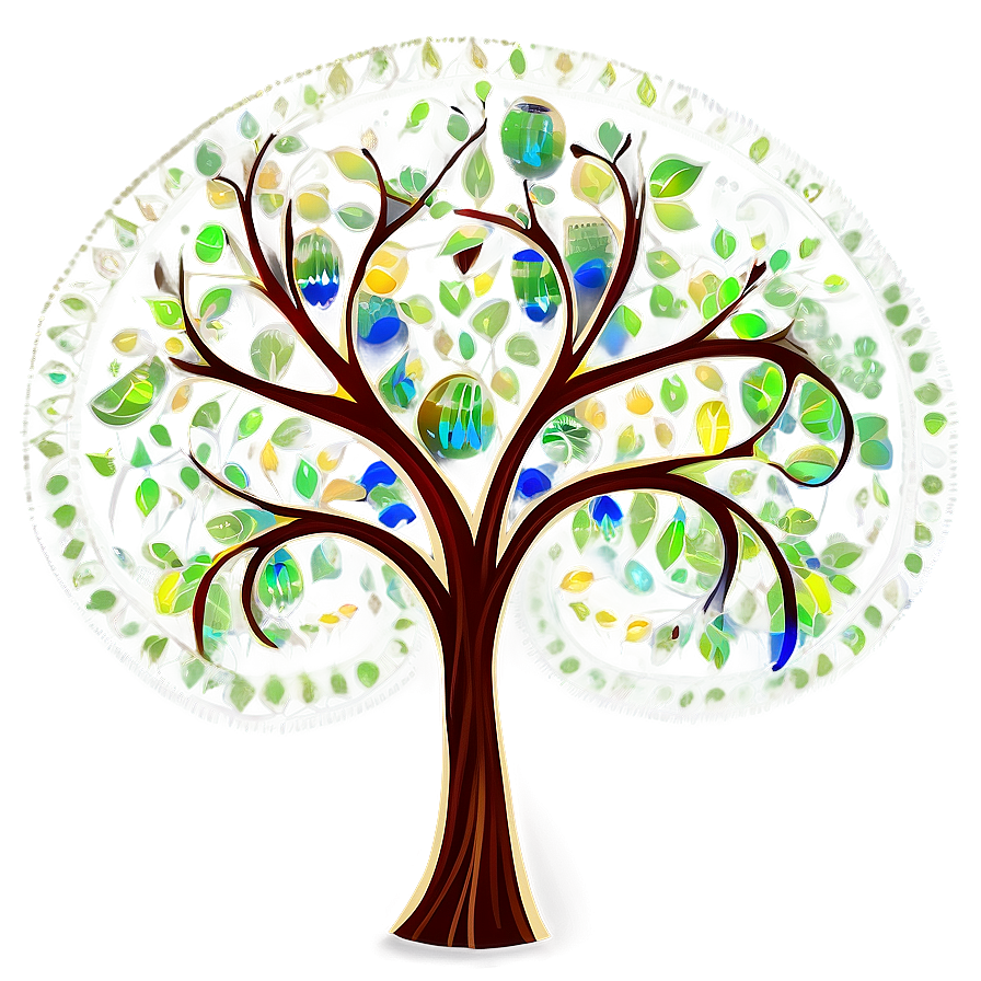 Abstract Tree Of Life Illustration Png Shq PNG image