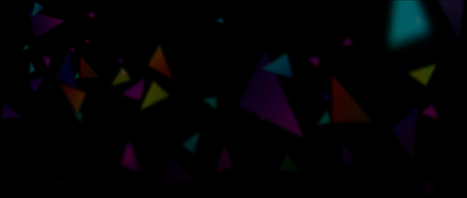 Abstract Triangular Light Bokeh PNG image