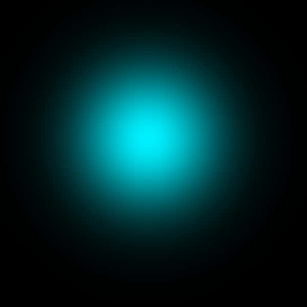 Abstract Turquoise Glow PNG image