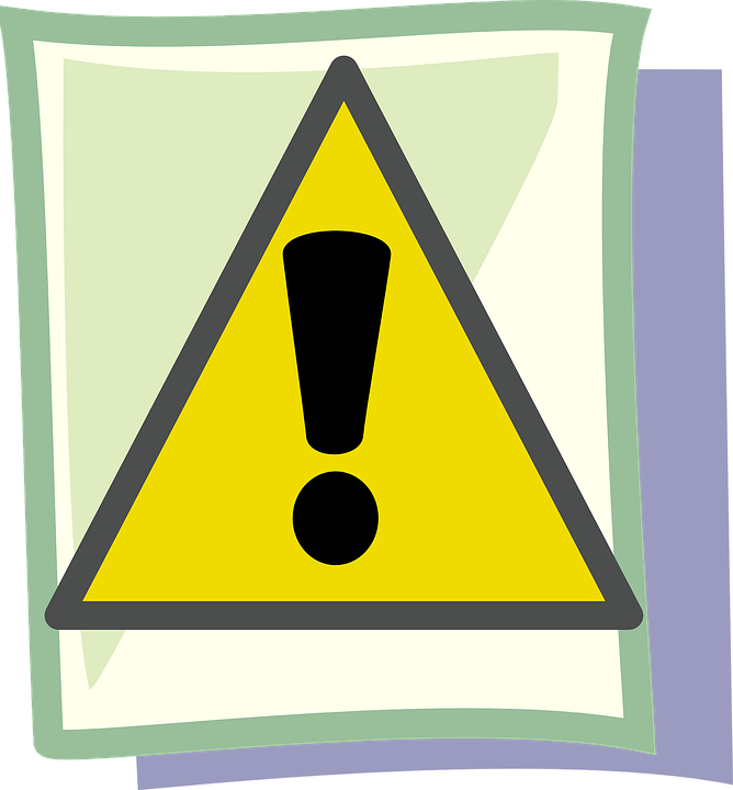 Abstract Warning Sign Graphic PNG image