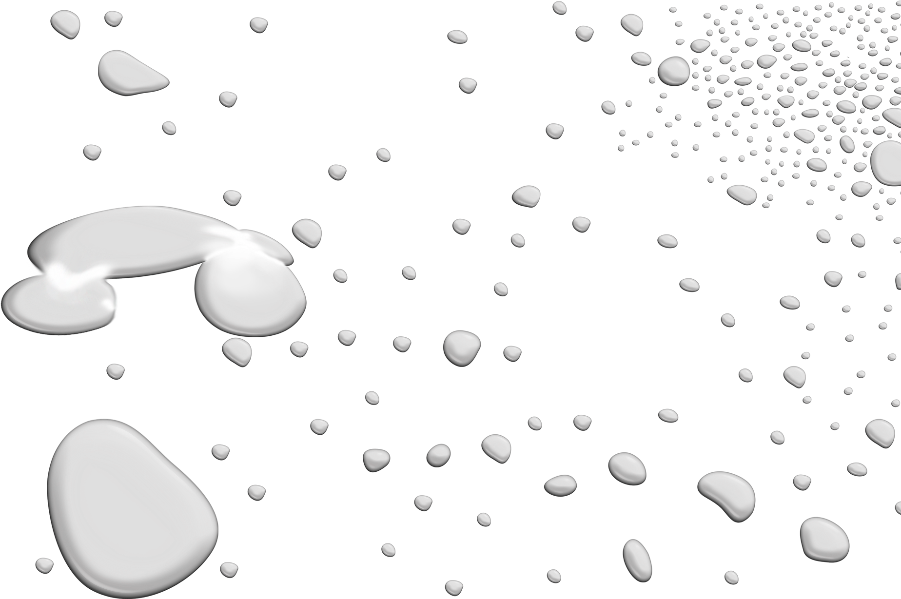 Abstract Water Bubbleson Surface PNG image