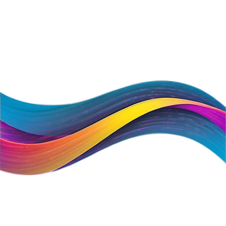 Abstract Wave And Curve Mix Png 06262024 PNG image