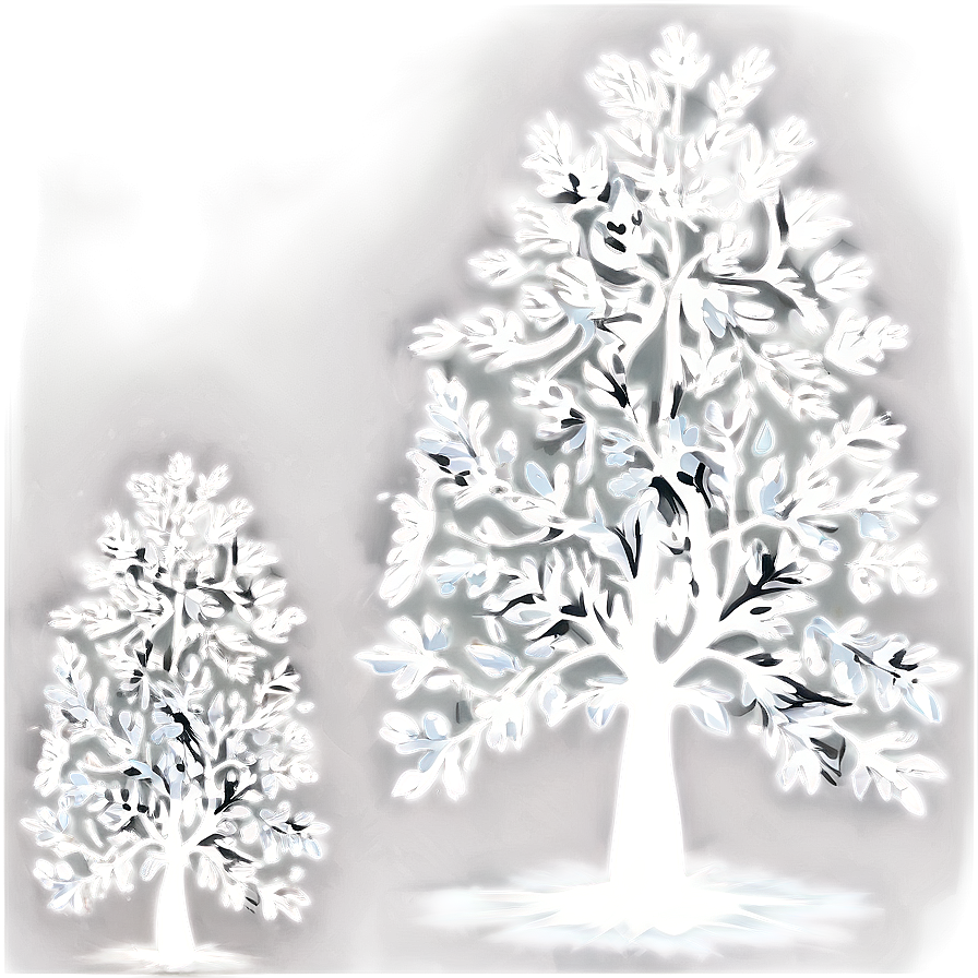 Abstract White Tree Picture Png Hlk PNG image