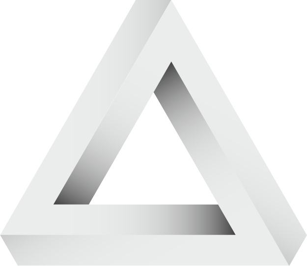 Abstract White Triangle Design PNG image