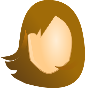 Abstract Woman Silhouette Icon PNG image