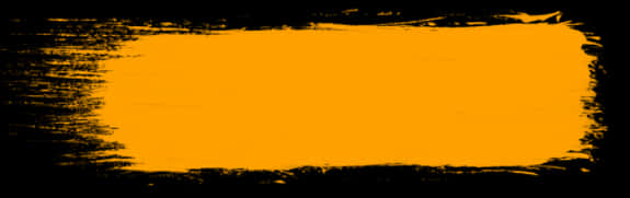 Abstract Yellow Brushstroke Banner PNG image