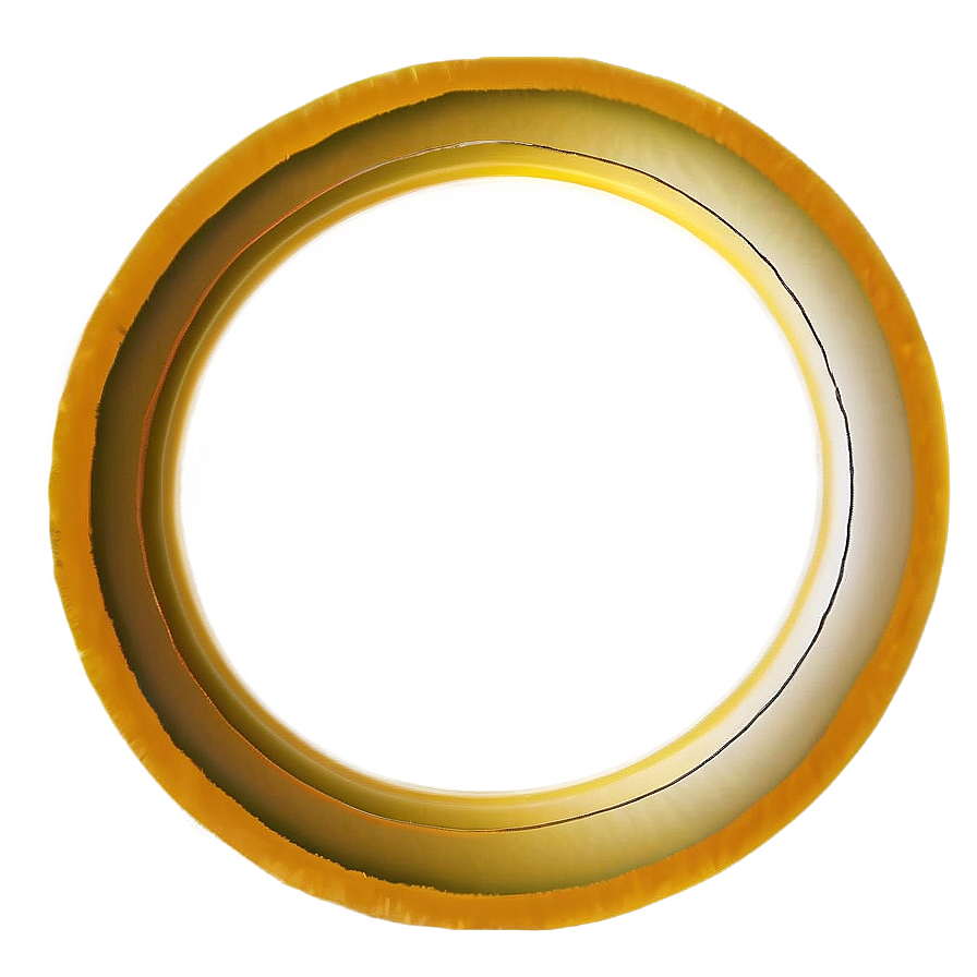 Abstract Yellow Circle Art Png 06122024 PNG image