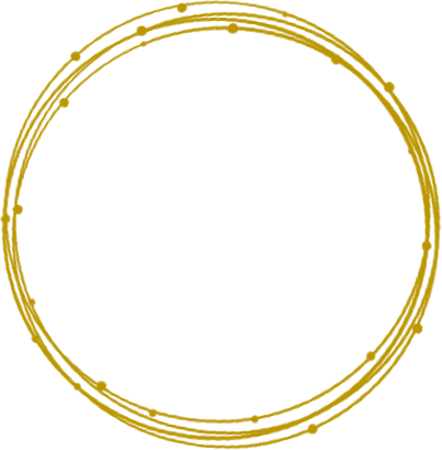 Abstract Yellow Circleon Blue Background PNG image