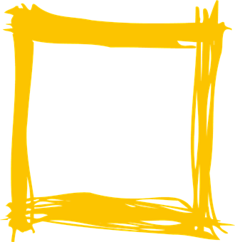 Abstract Yellow Frame Design PNG image