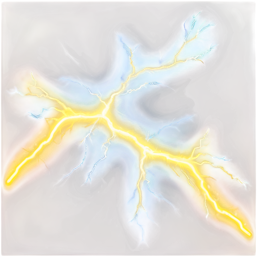 Abstract Yellow Lightning Png 06132024 PNG image