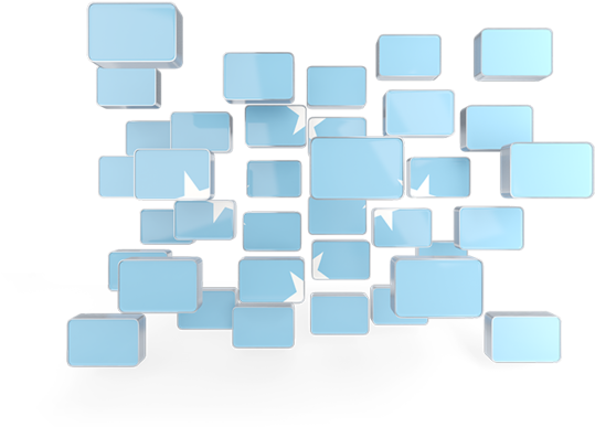 Abstract3 D Flowchart Blocks PNG image