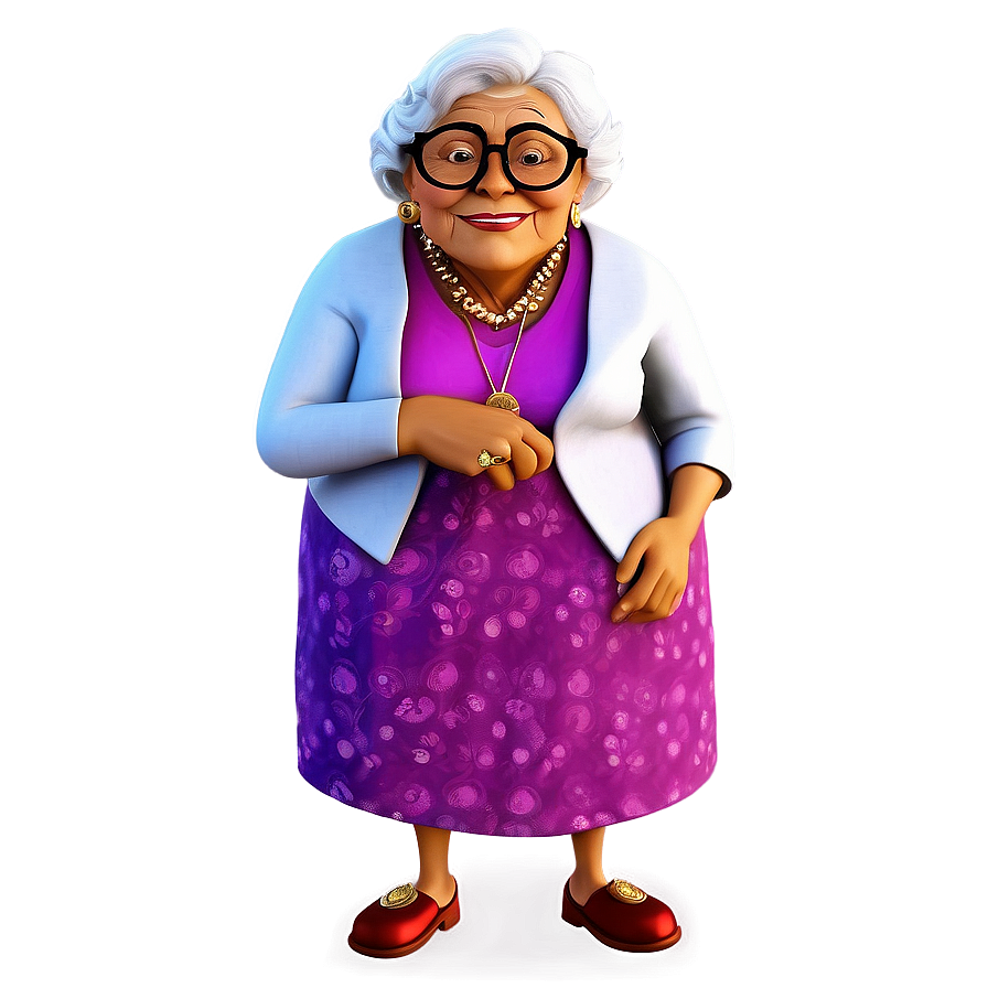 Abuela Cartoon Character Png 63 PNG image