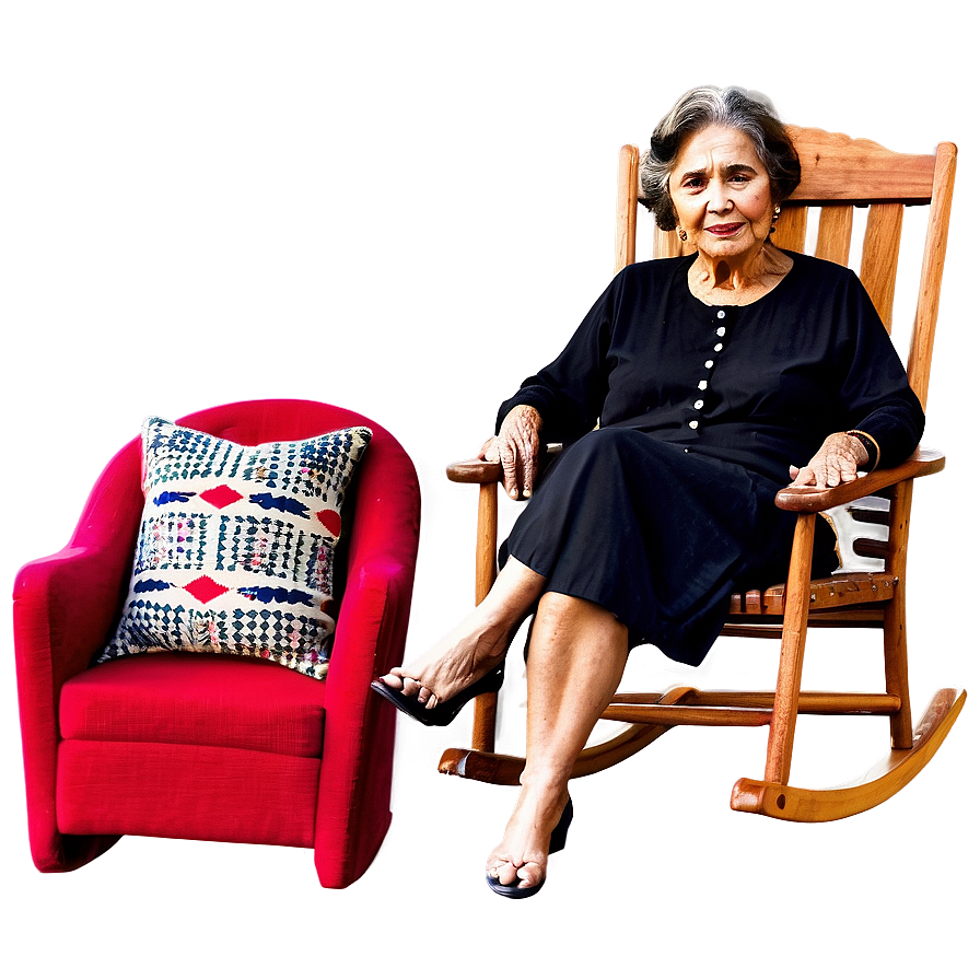 Abuela In Rocking Chair Png 34 PNG image