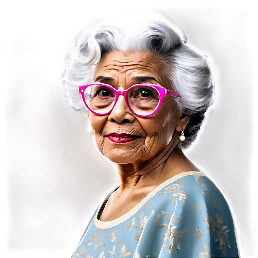 Abuela Portrait Png 48 PNG image