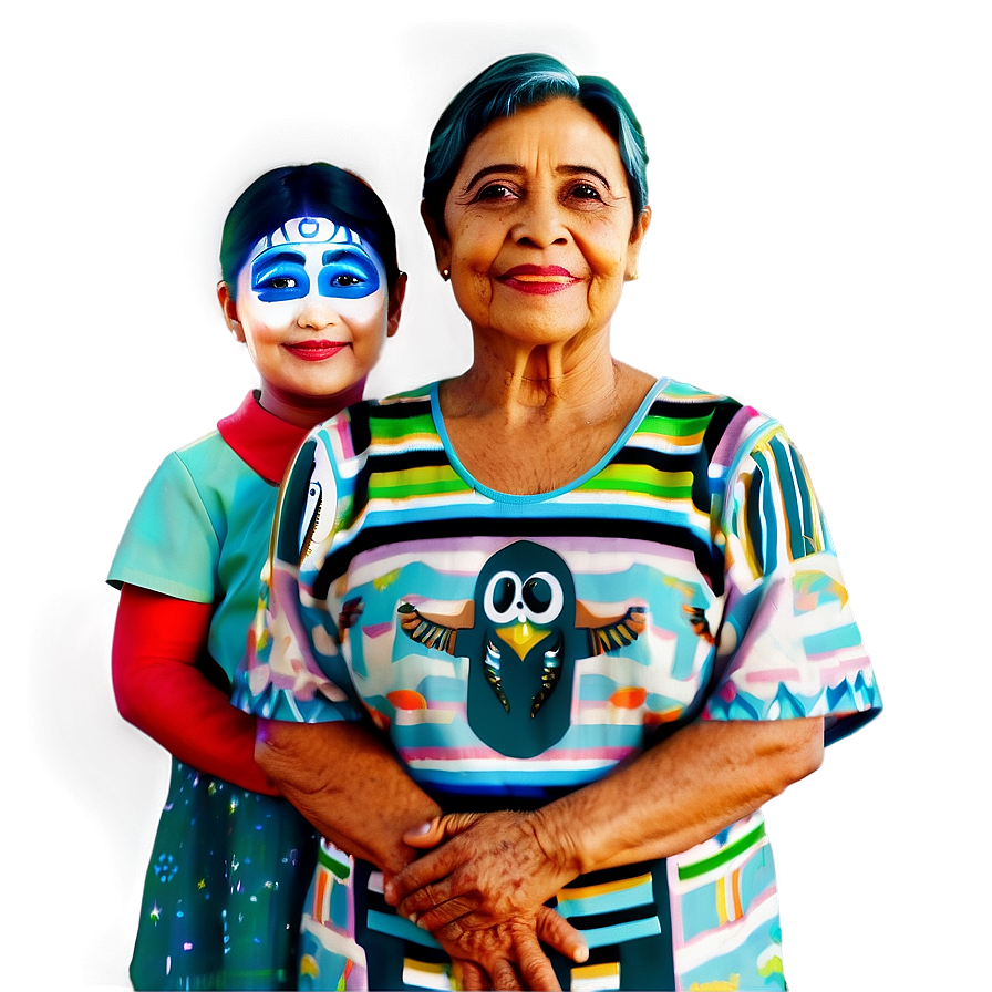 Abuela's Family Portrait Png 3 PNG image