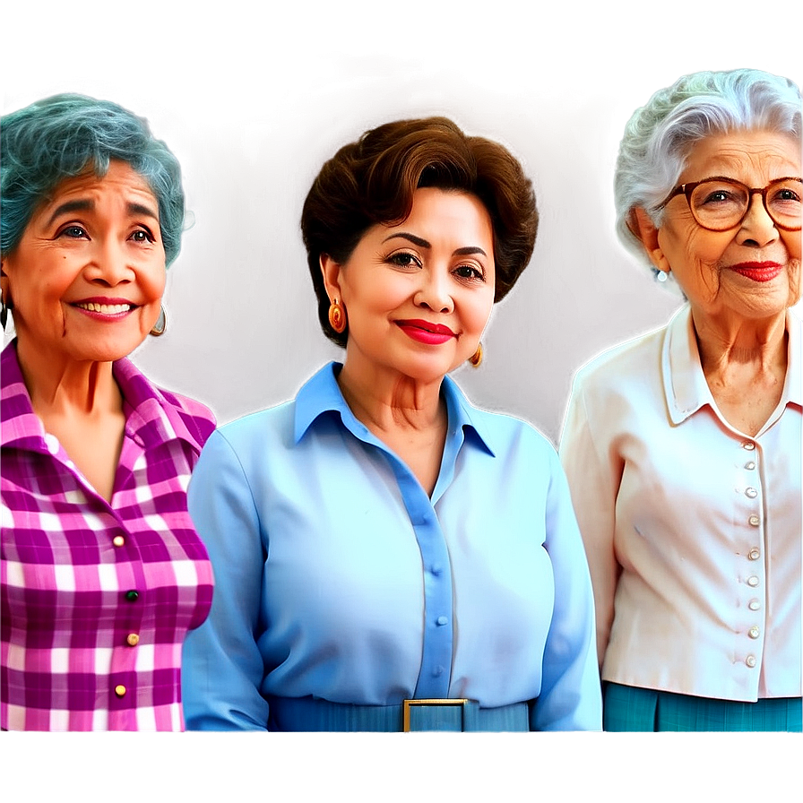 Abuela's Family Portrait Png Ioy PNG image
