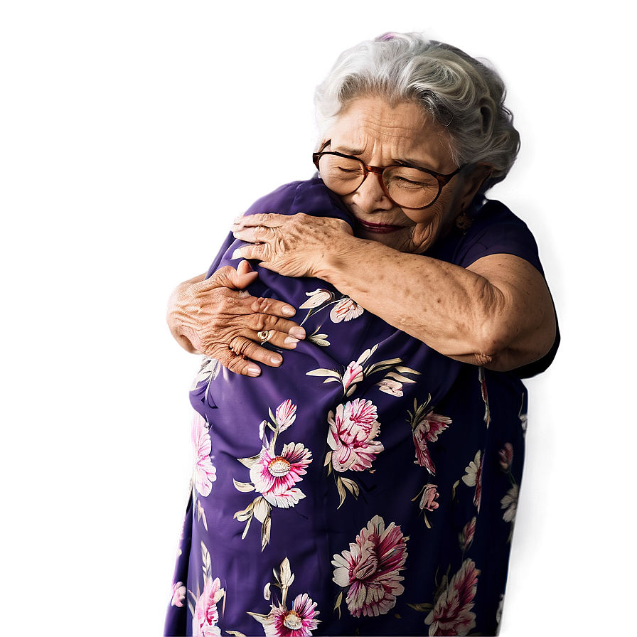 Abuela's Hug Moment Png 82 PNG image