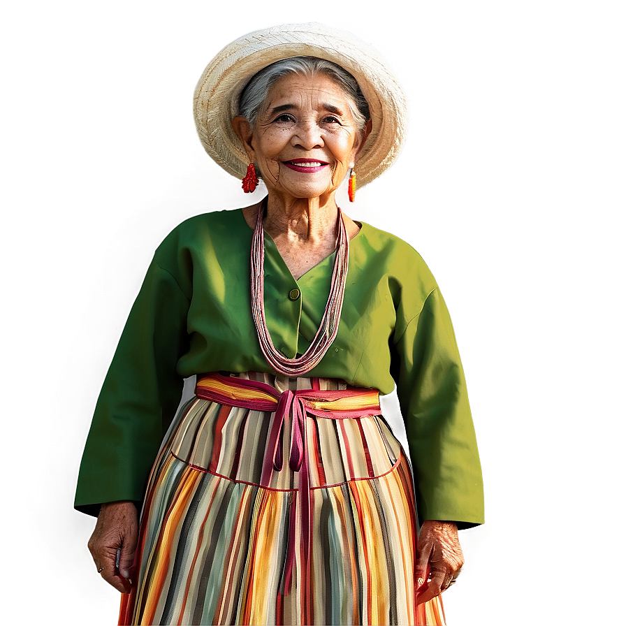 Abuela's Traditional Dress Png 06292024 PNG image