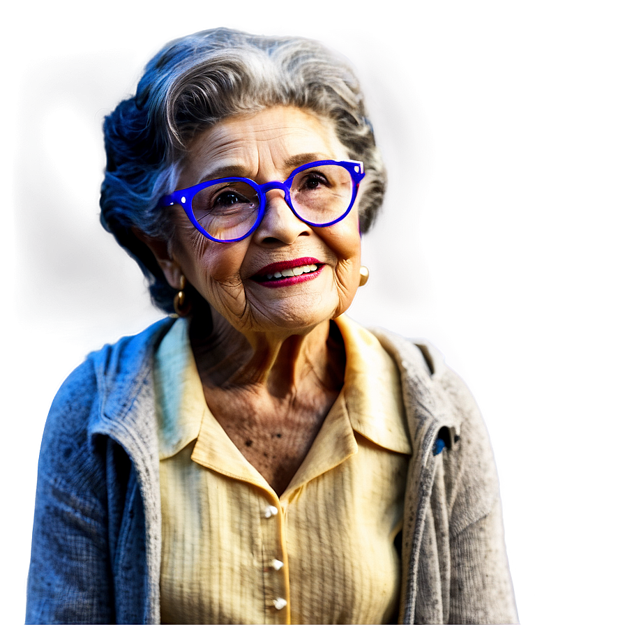 Abuela With Glasses Png 20 PNG image