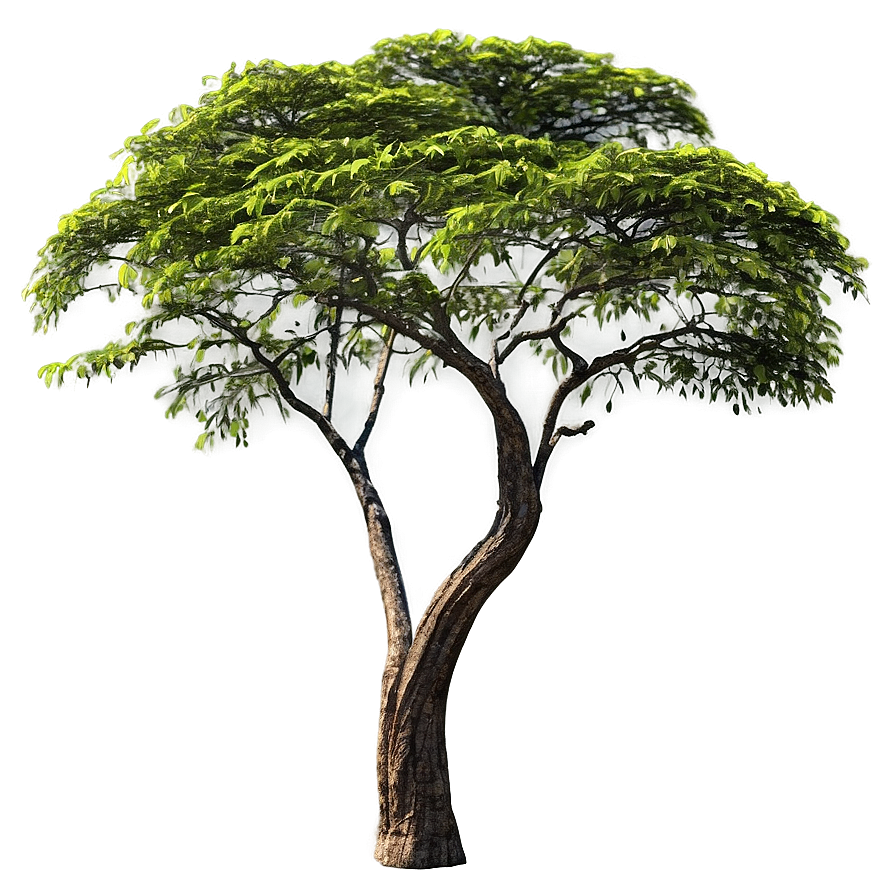 Acacia Tree African Landscape Png Wir PNG image