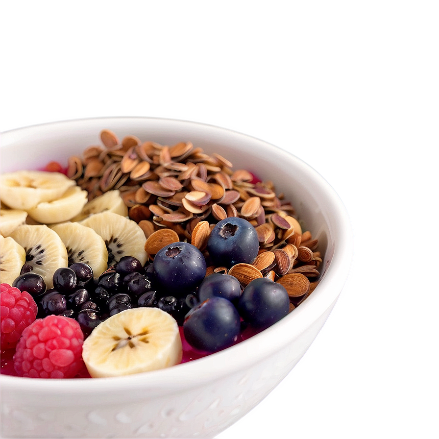 Acai Berry Bowl Toppings Png Gus17 PNG image